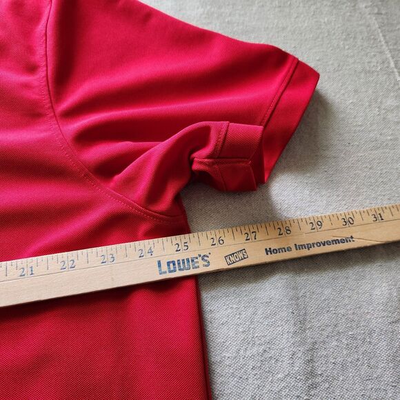 Chick-Fil-A Polo Shirt Mens XL Red Employee Uniform Work Oobe Authentic - Picture 9 of 14
